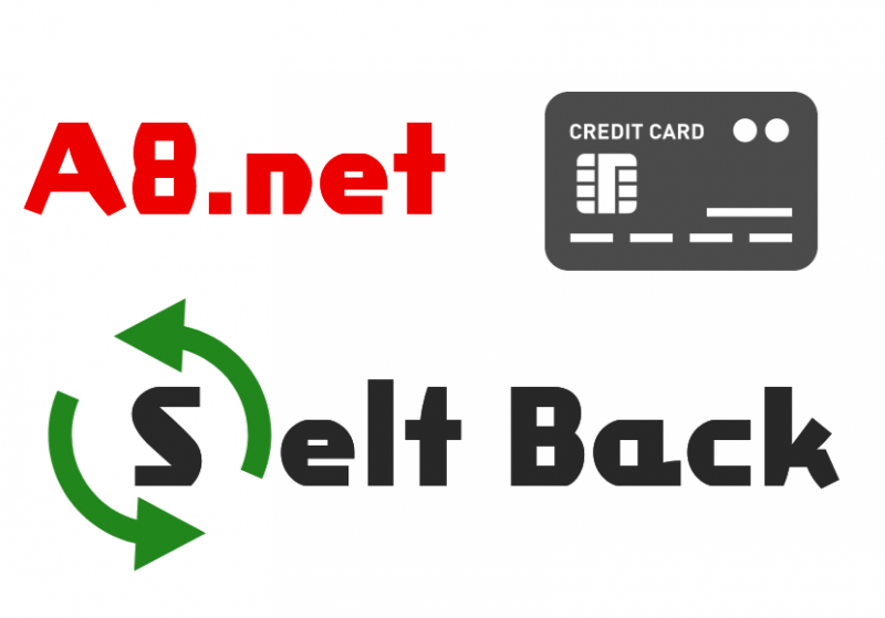 ASPのA8.netでクレジットカードのセルフバックという意味の画像