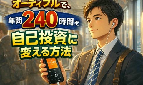 オーディブルで自己投資を変える方法